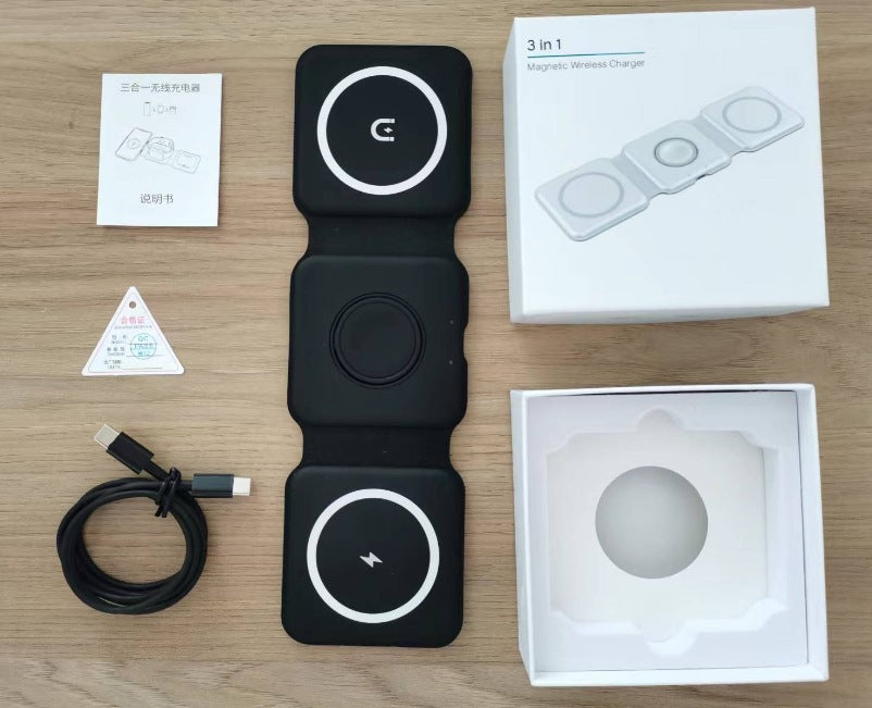 Foldable Magnetic Wireless Charger 15W Fast Charging