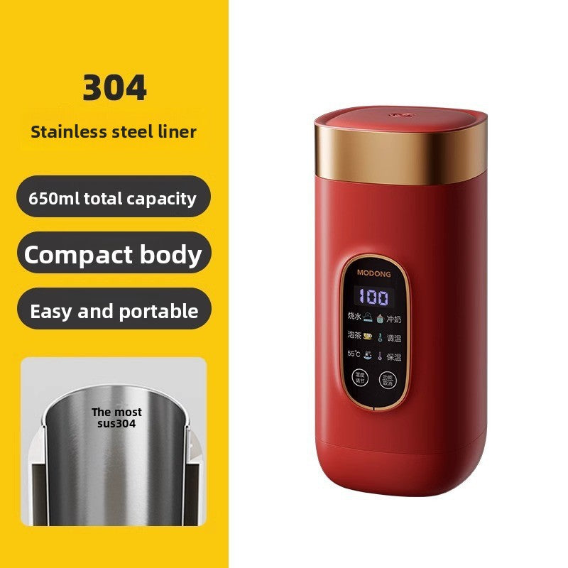 Portable Electric Heating Cup with Temperature Control