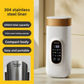 Portable Electric Heating Cup with Temperature Control