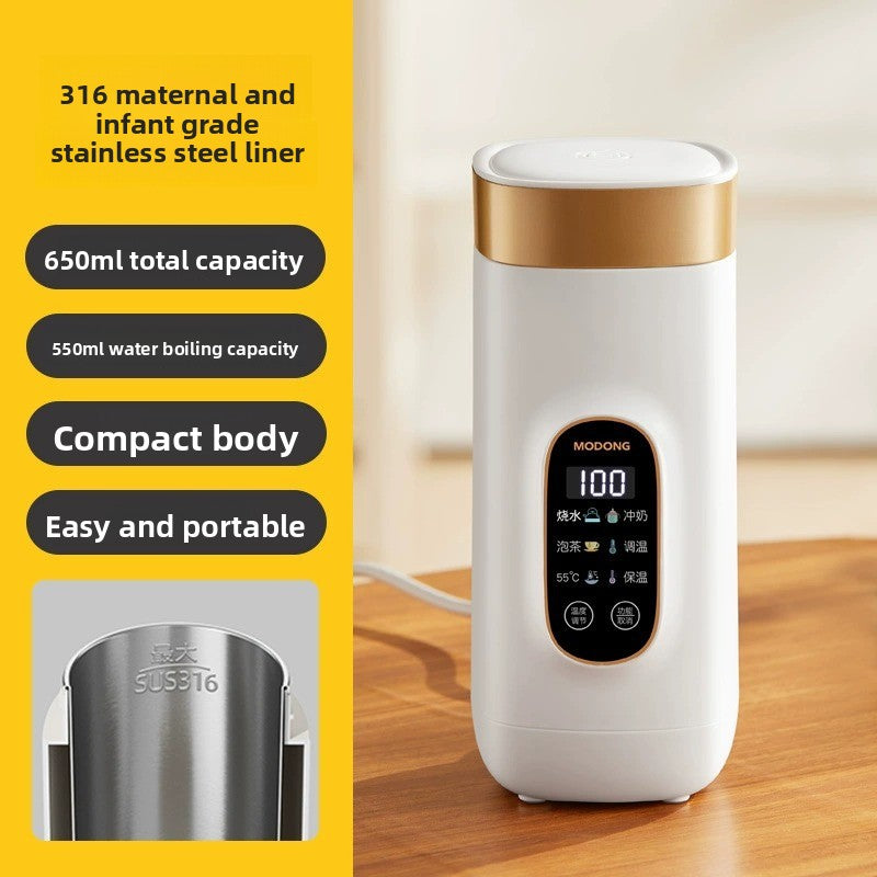 Portable Electric Heating Cup with Temperature Control