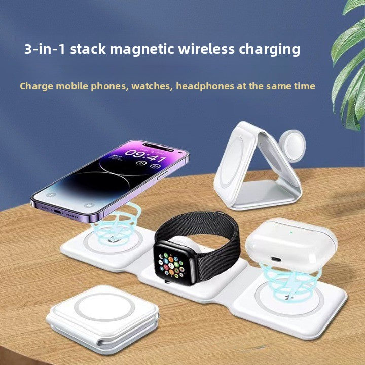 Foldable Magnetic Wireless Charger 15W Fast Charging
