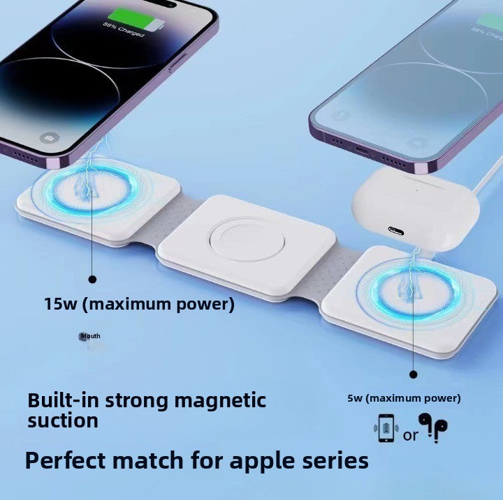 Foldable Magnetic Wireless Charger 15W Fast Charging